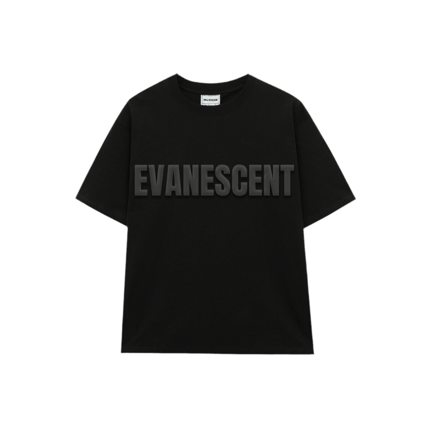 Evanescent Puff Oversized T-Shirt (Obsidian Noir)
