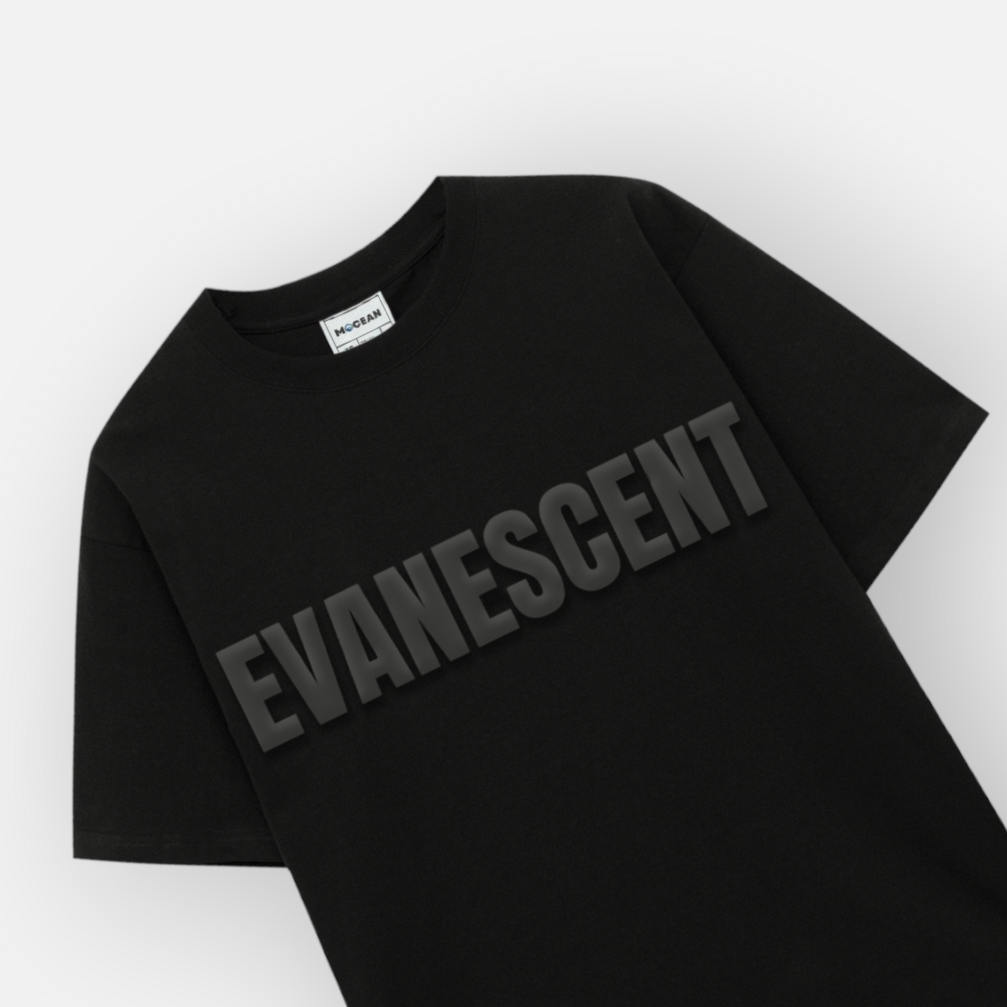 Evanescent Puff Oversized T-Shirt (Obsidian Noir)