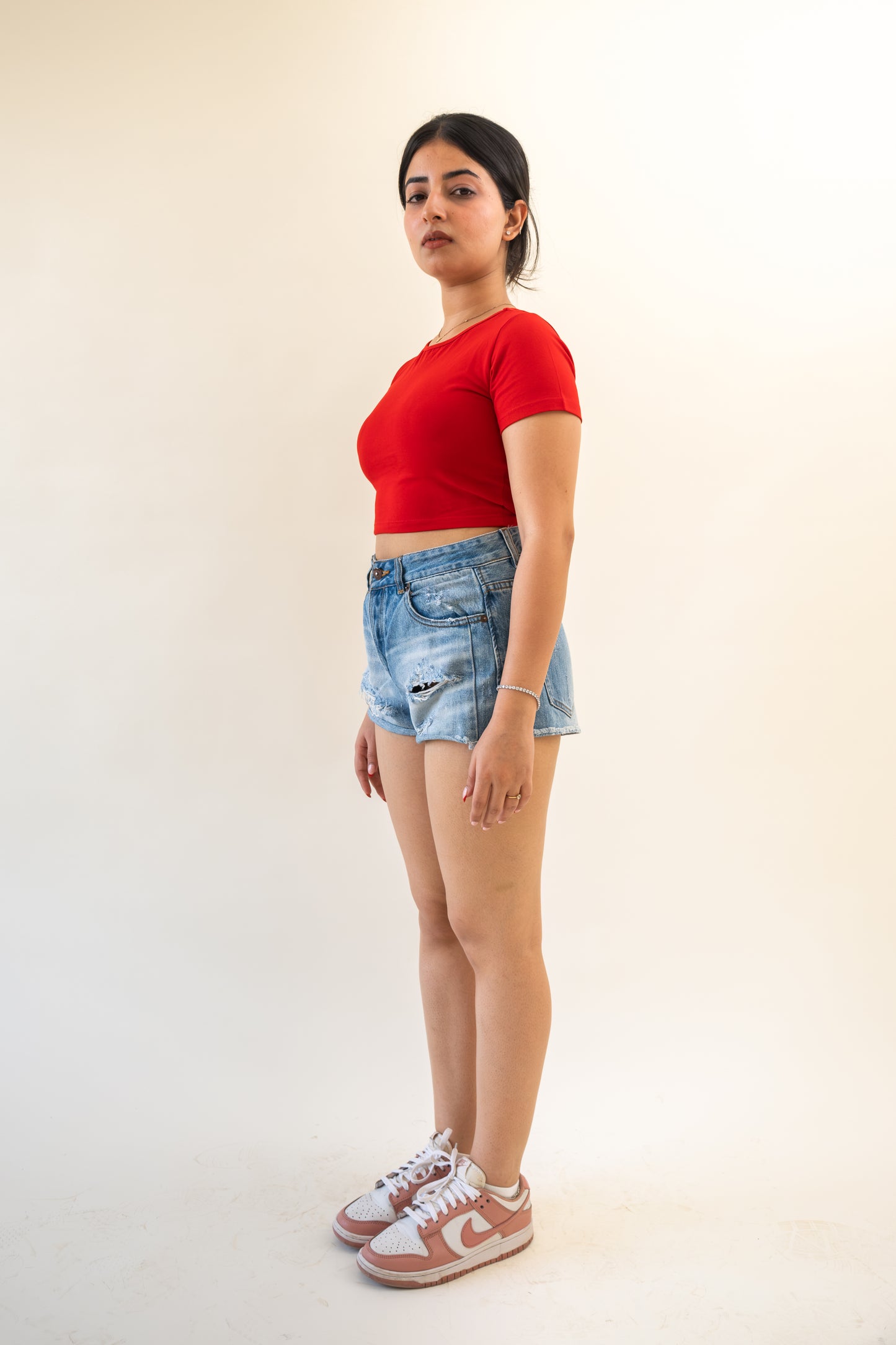 Scarlet Red Baby Tee