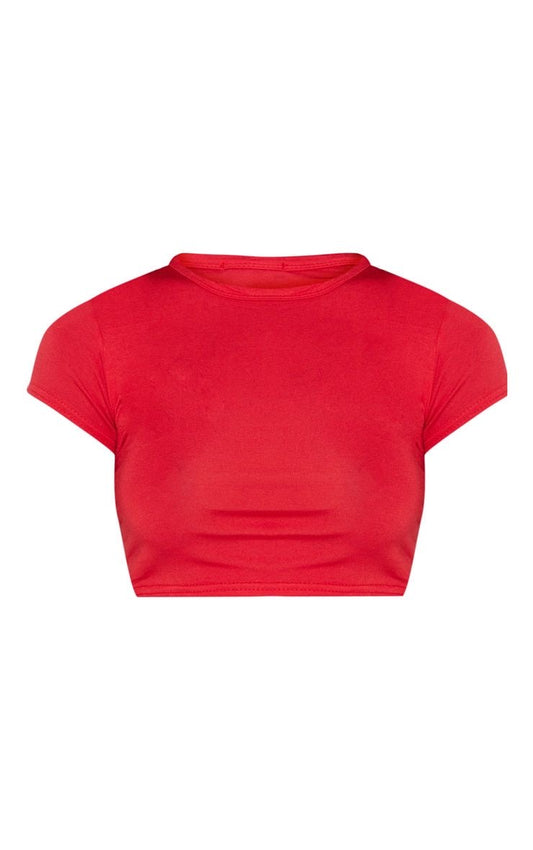 Scarlet Red Baby Tee